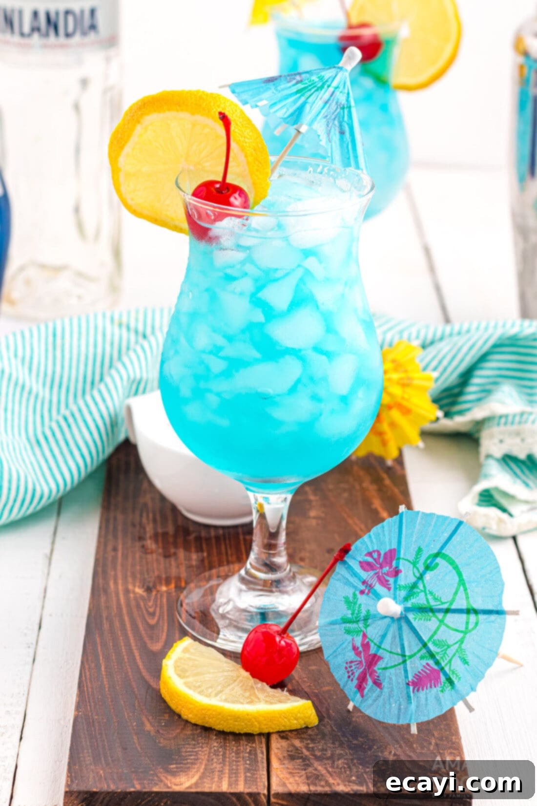 Azure Lagoon Delight 2 Blue Lagoon Cocktail