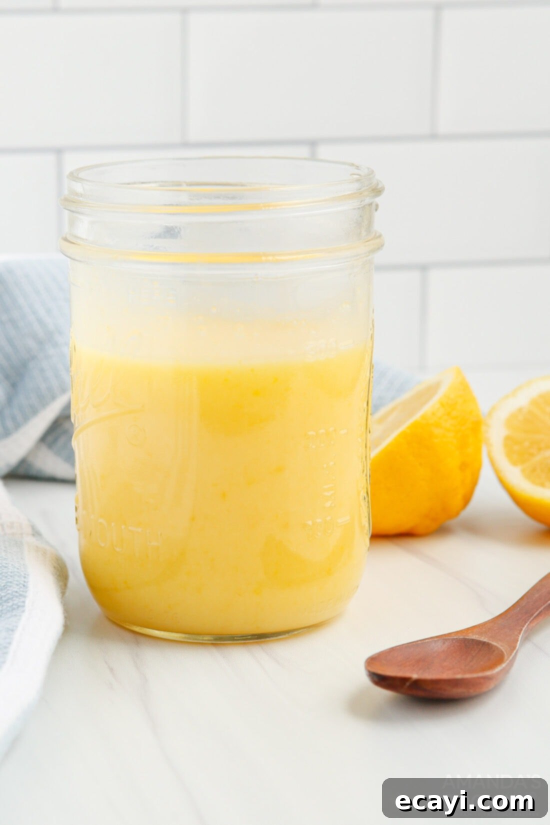 Effortless Instant Pot Lemon Curd 9 a beautifully presented jar of homemade instant pot lemon curd