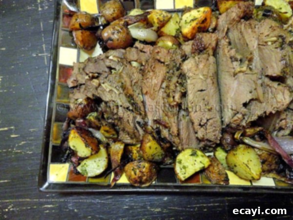 Sunday roast An overhead photo of a Sunday roast on a plate.