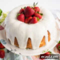 Summer Strawberry Bundt Delight 12 strawberry bundt cake