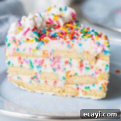 Celebration Confetti Chiller 10 Funfetti Icebox Cake