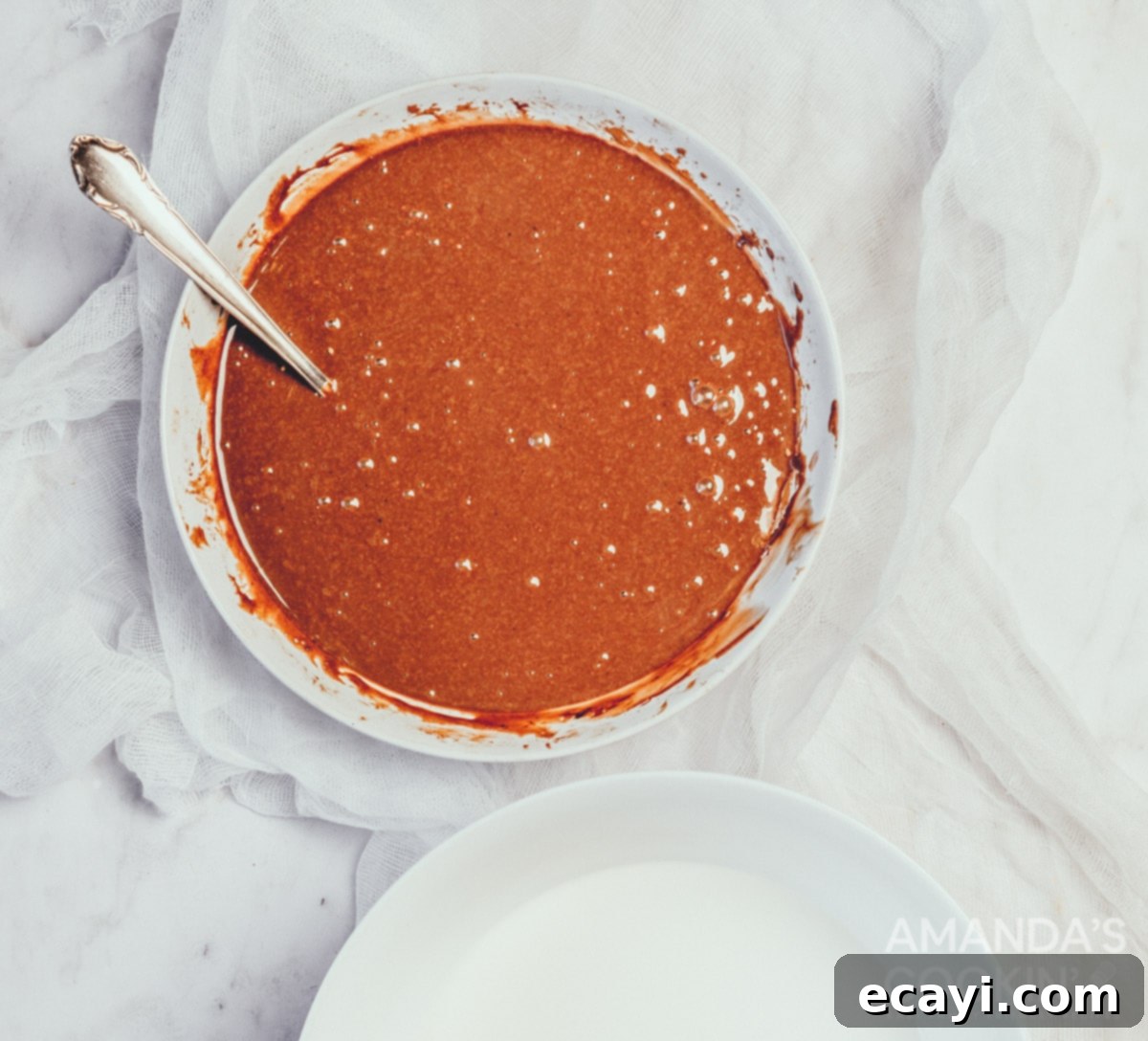 Decadent No-Churn Chocolate Ice Cream 5 ice cream ingredients in a bowl