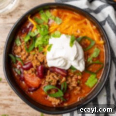One-Pot Wonder Chili 9 bowl of Instant Pot Chili