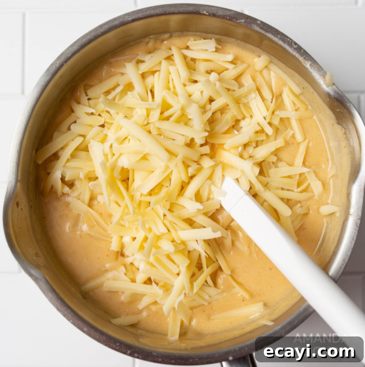 Hoppy Cheese Indulgence 9 shredded cheese in beer cheese dip