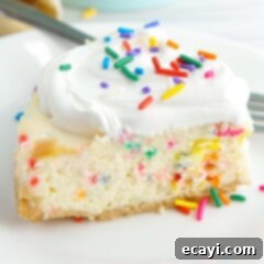 Effortless Instant Pot Funfetti Cheesecake 12 slice of Funfetti Cheesecake