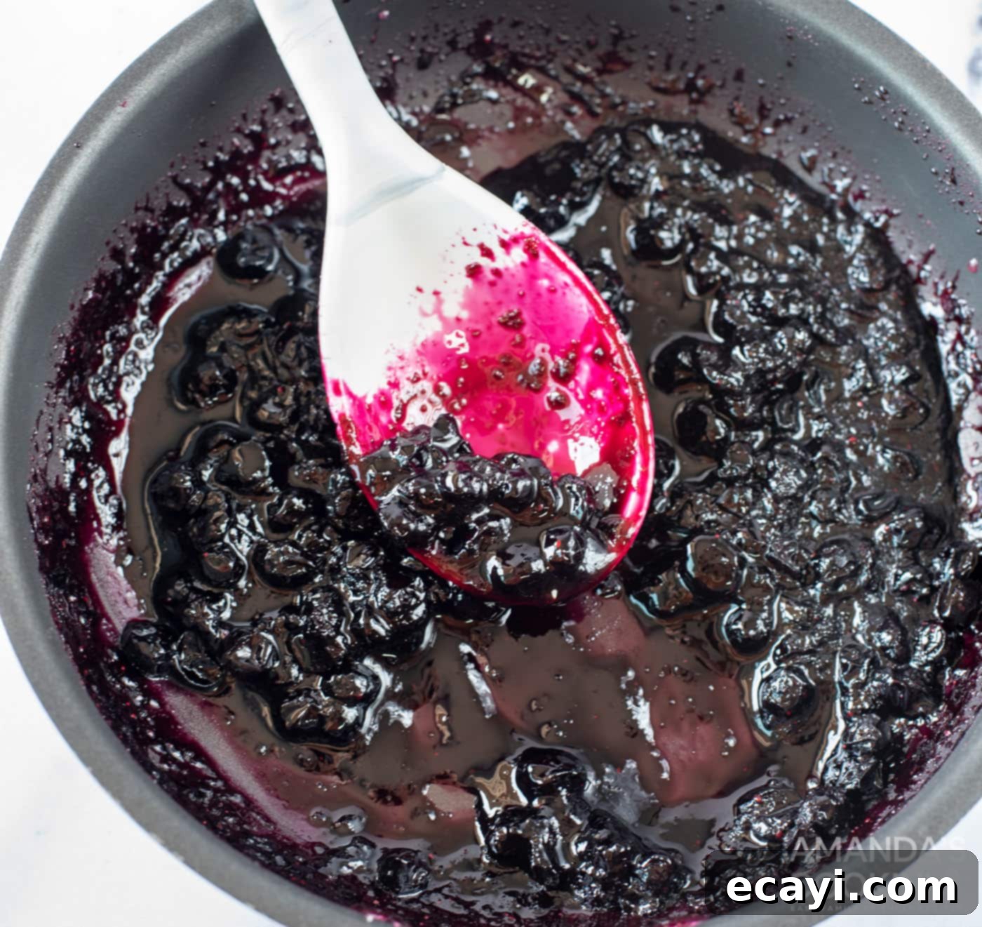 Sunshine Berry Pastry Pockets 6 blueberry mixture in a saucepan