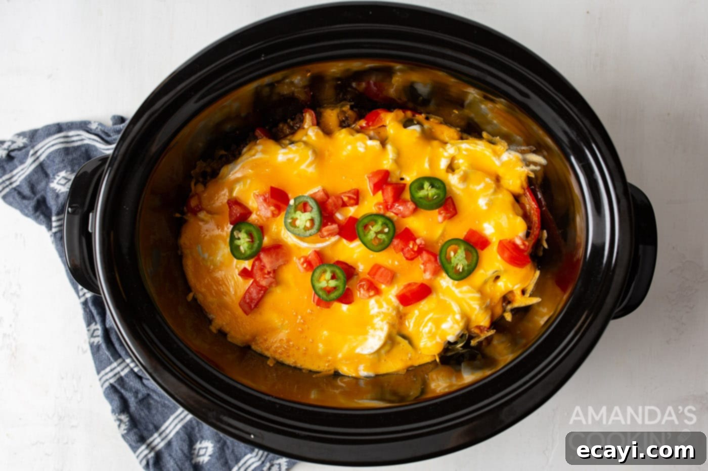 Hearty Slow Cooker John Wayne Casserole 10 crockpot john wayne casserole with jalapenos and cheese