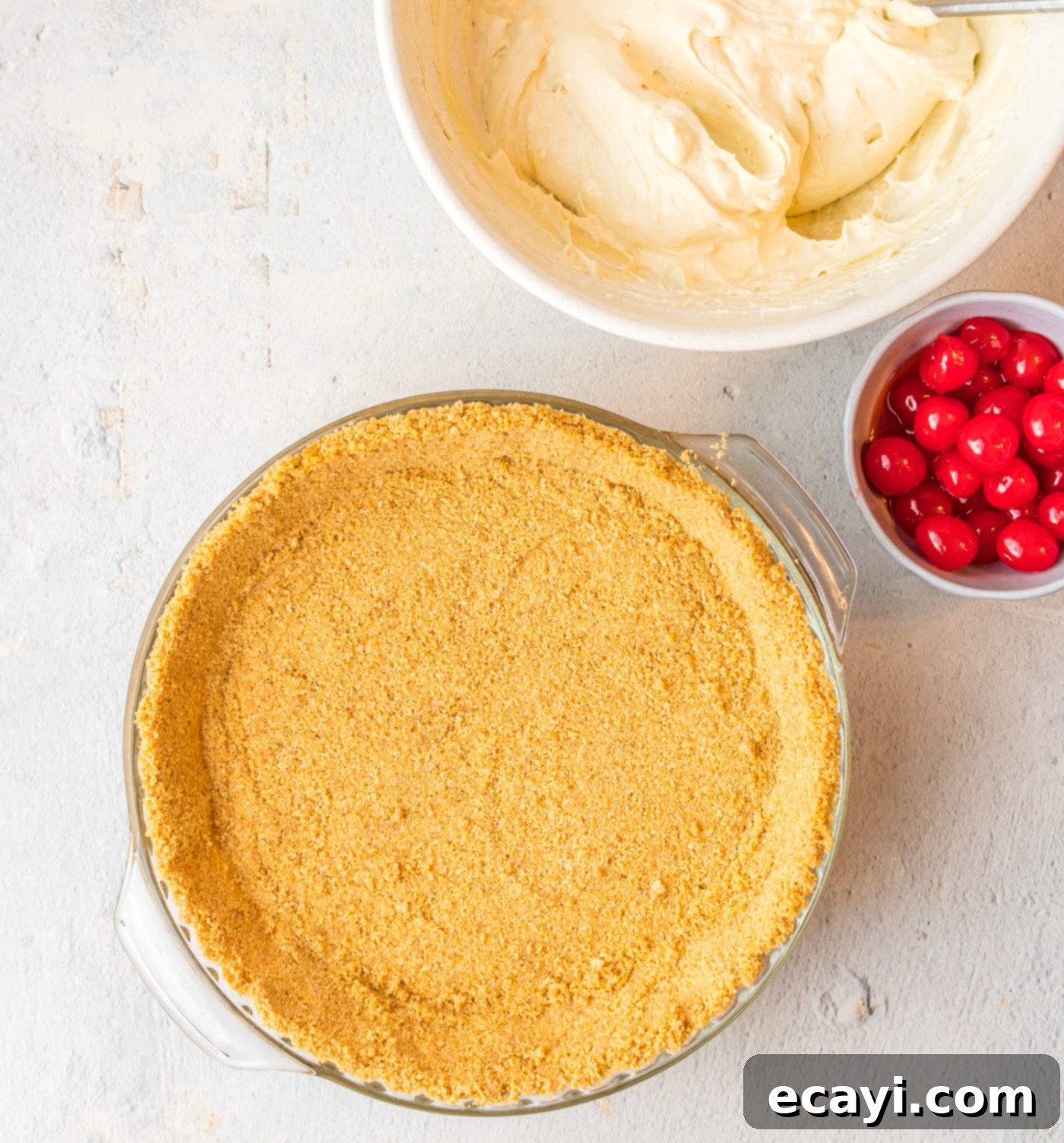 Frothy Root Beer Dream Pie 10 Root beer pie mixture poured into the cooled graham cracker crust