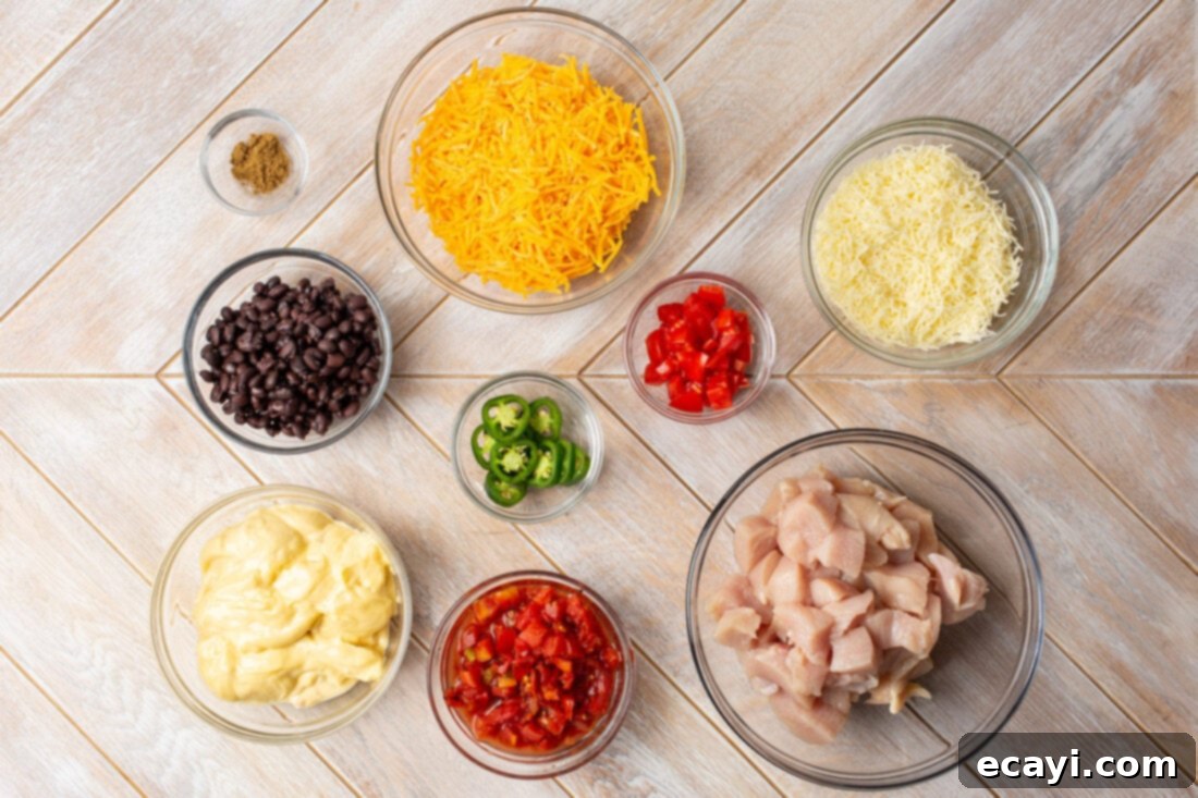 Slow Cooker Mexican Shredded Chicken 4 ingredients for Crockpot Mexican Chicken