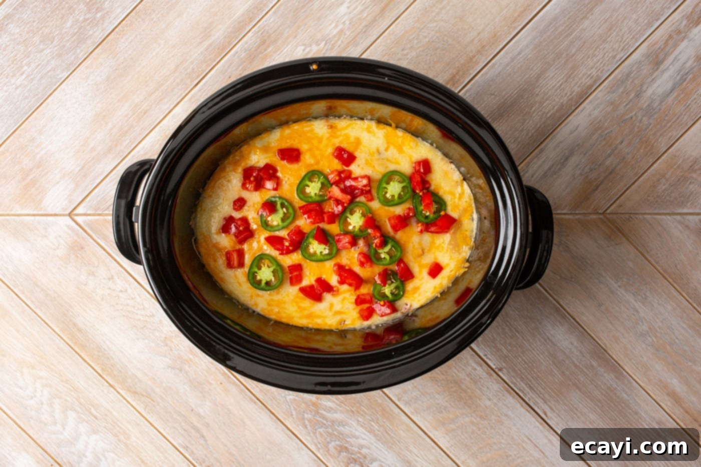Slow Cooker Mexican Shredded Chicken 9 crockpot mexican chicken with diced tomatoes, jalapenos, and cilantro