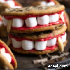 Vampire's Kiss Sandwich Cookies 10 Vampire Sandwich Cookies
