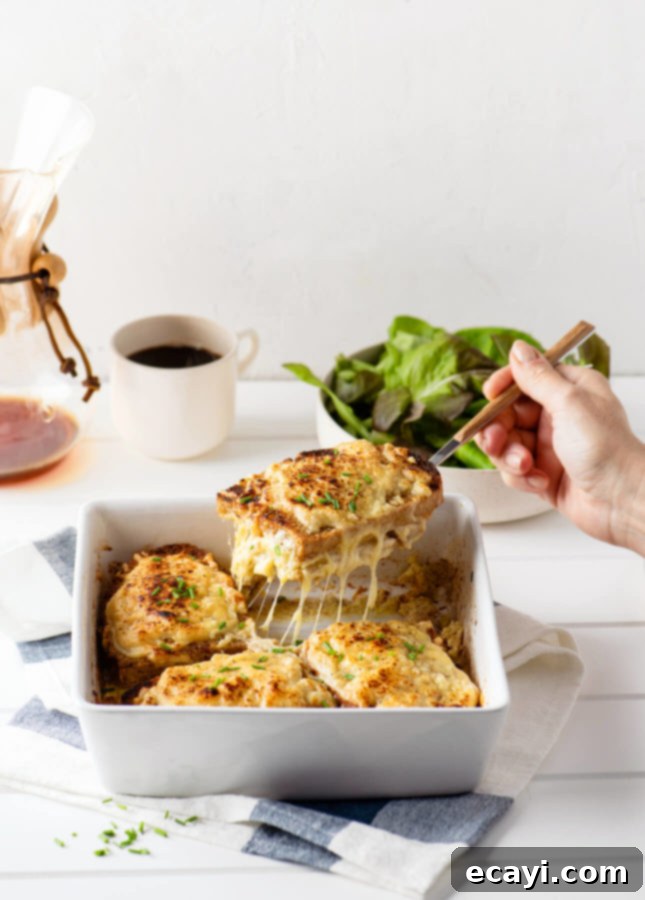 Croque Monsieur Casserole 2 Croque-Monsieur Bake // FoodNouveau.com