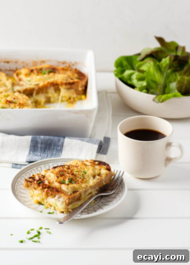 Croque Monsieur Casserole 4 Croque-Monsieur Bake // FoodNouveau.com