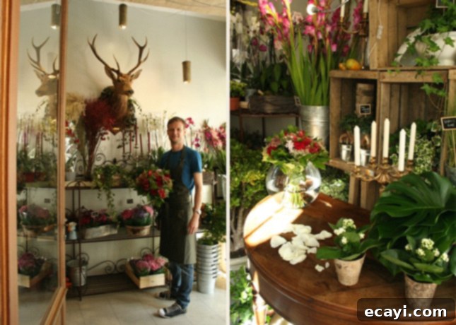 Messages du Grand Cerf: Parisian Floral Elegance Messages du Grand Cerf: A charming flower shop in Passage du Grand Cerf, Paris
