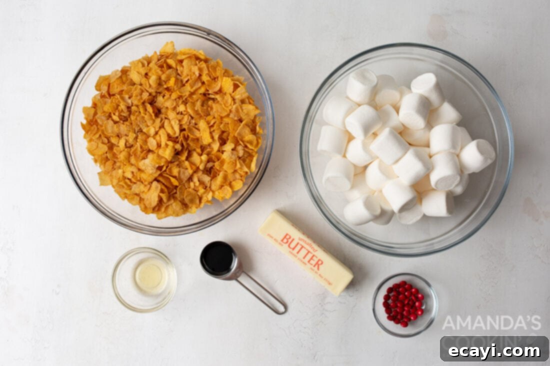 Homemade Cornflake Christmas Wreaths 4 ingredients for Cornflake Christmas Wreath Cookies