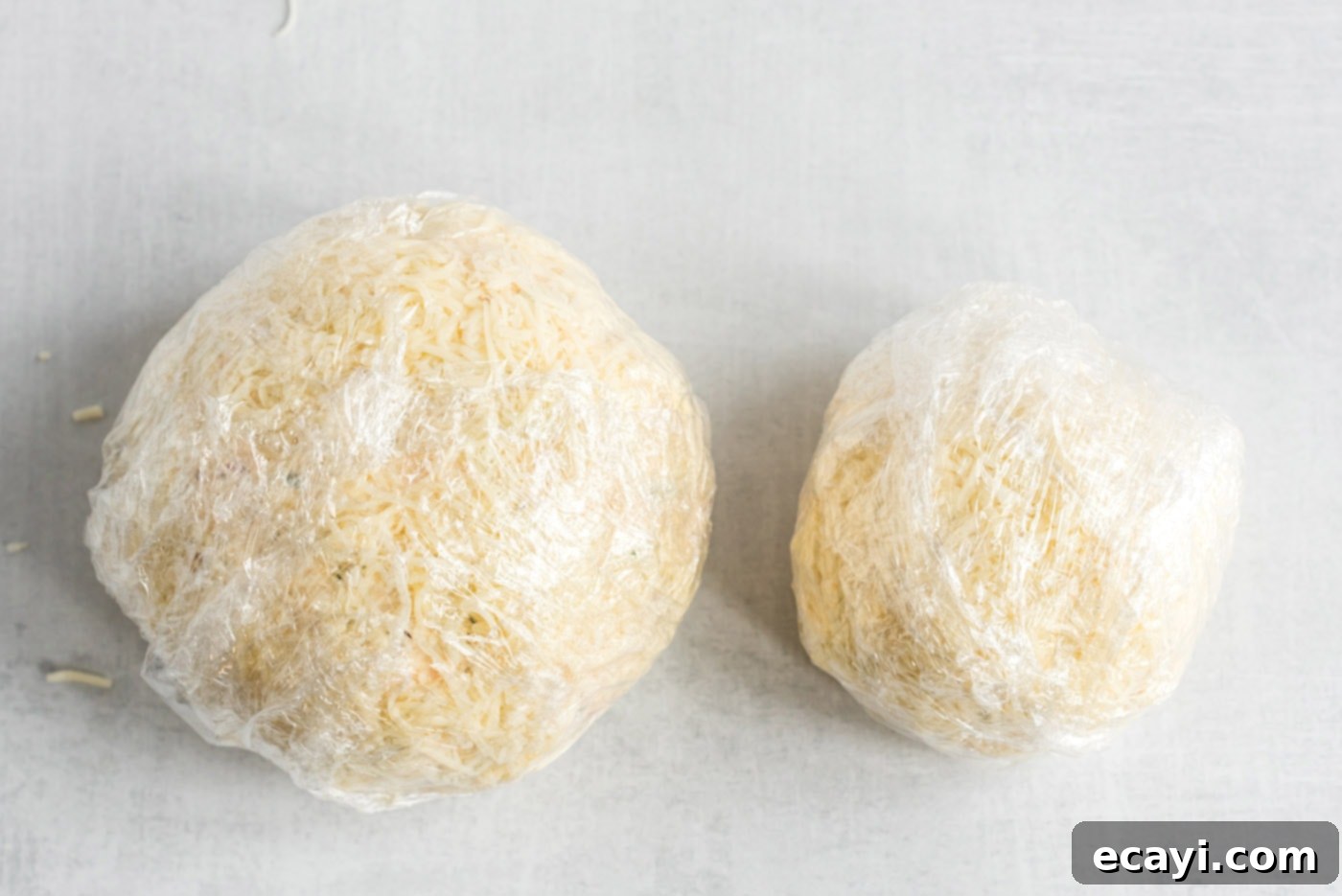 Jolly Snowman Cheeseball 9 plastic wrapped cheese balls