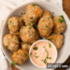 Savory Sausage Bites 9 Sausage Balls