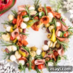 Gourmet Grazing Wreath 10 Antipasto Wreath