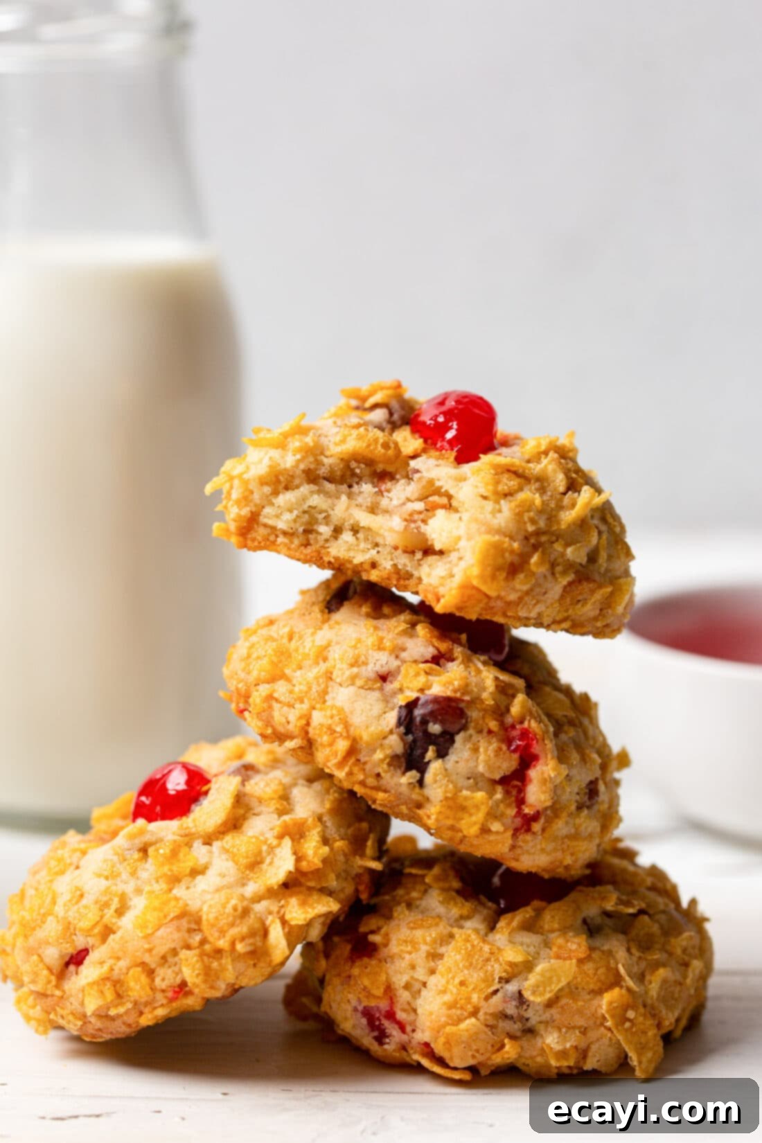 Ruby Cherry Gems 12 stacked Cherry Wink Cookies