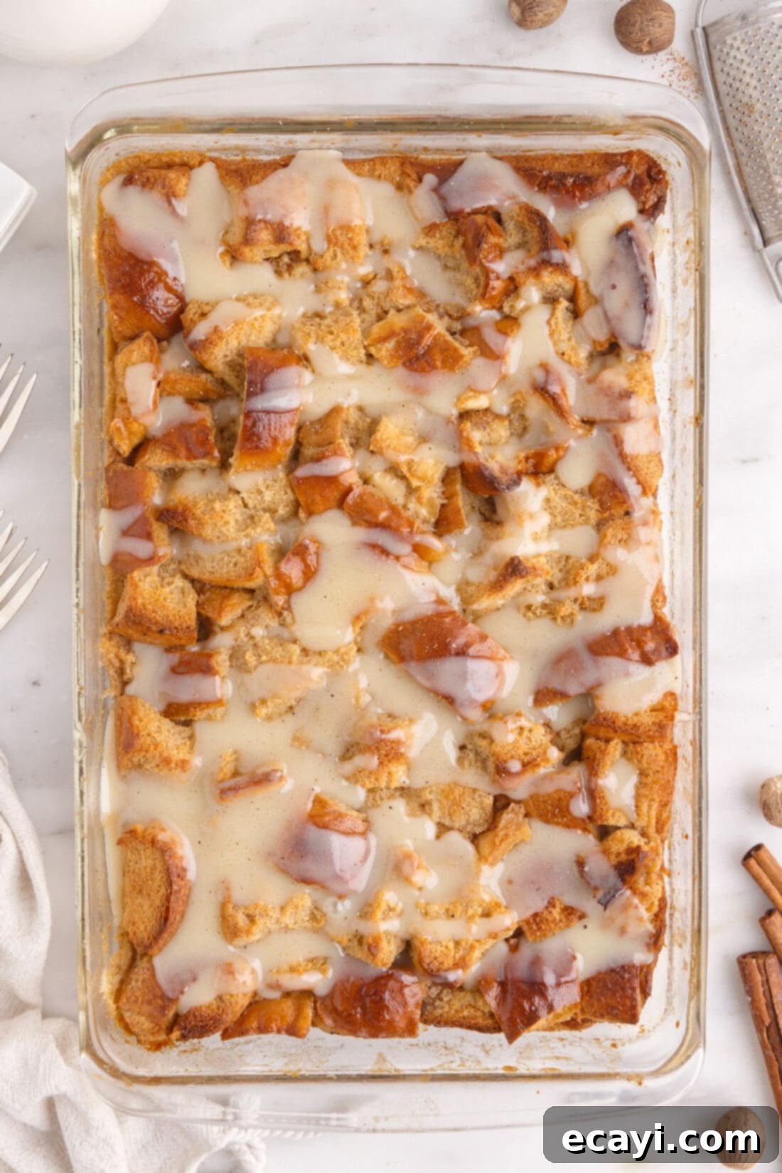 Homemade Bread Pudding Perfection 2 pan of Bread Pudding