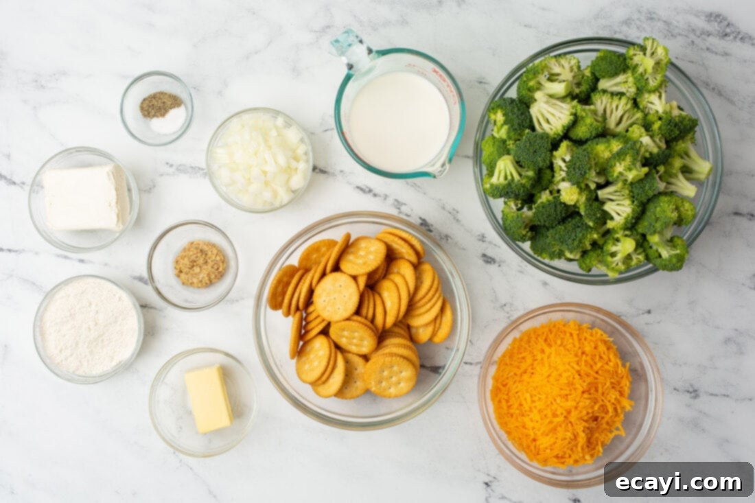 Cheesy Broccoli Bake 4 ingredients for Broccoli Casserole