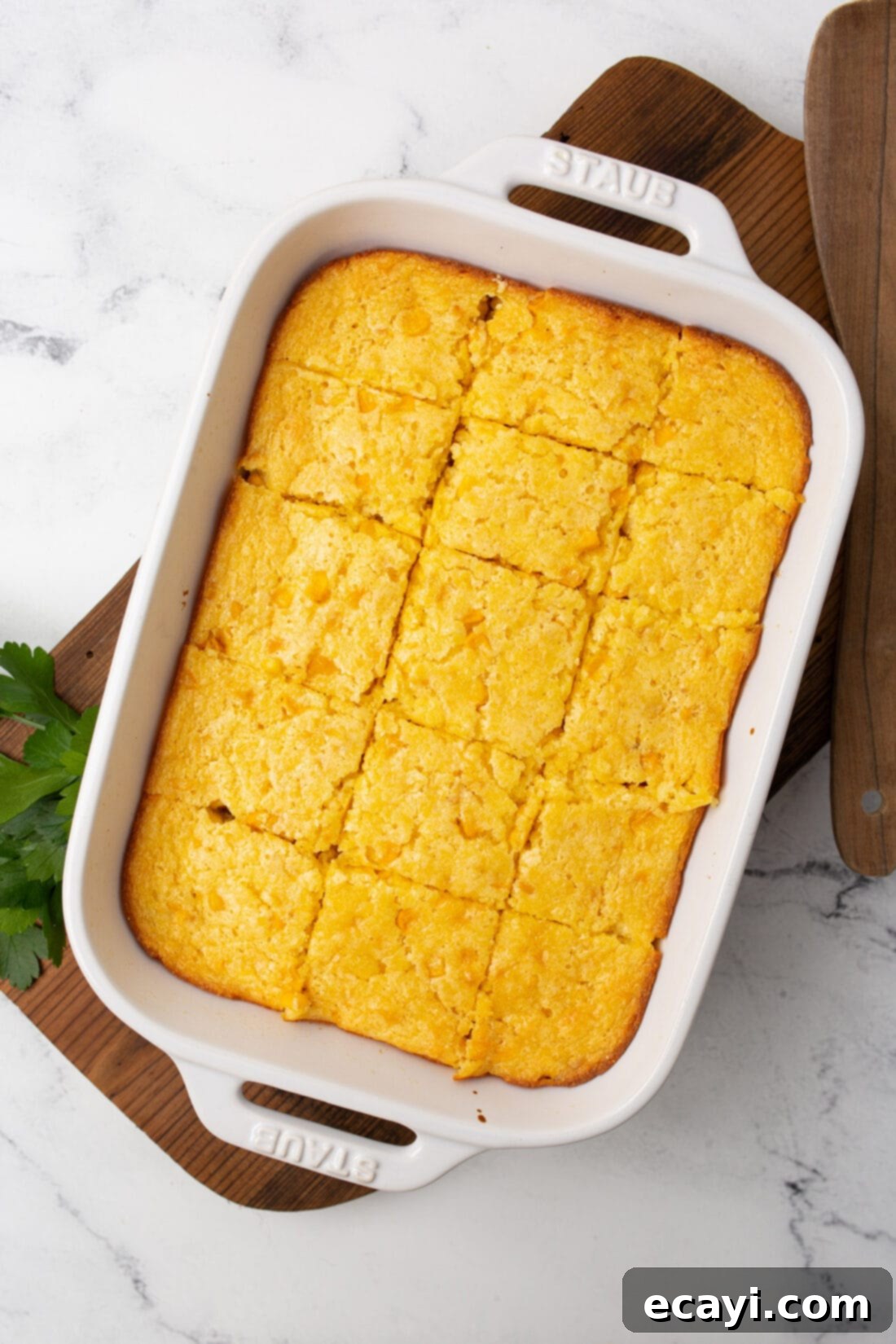 Golden Corn Bake 2 pan of corn casserole