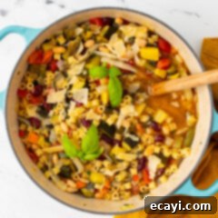 Rustic Italian Minestrone 10 Minestrone Soup in a bowl with fresh garnish