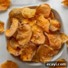 Crispy Air Fryer Sweet Potato Chips 6 Air Fryer Sweet Potato Chips