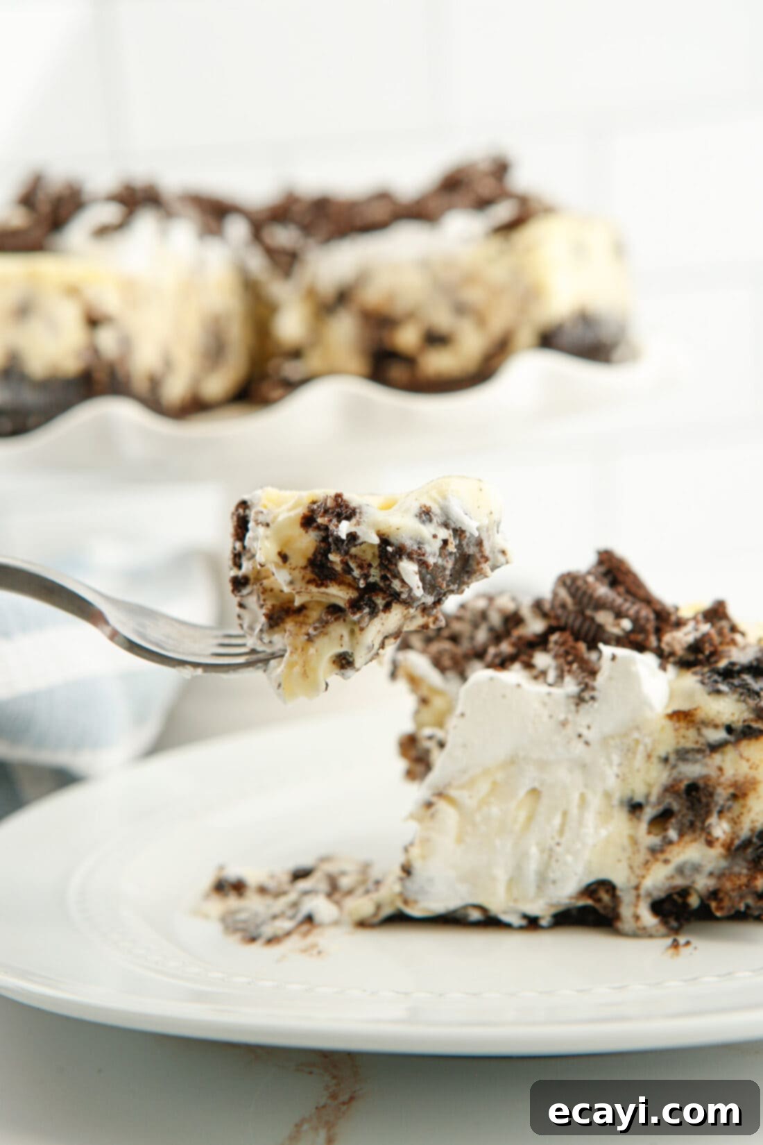 Instant Pot Oreo Cheesecake 10 fork of Instant Pot Oreo Cheesecake