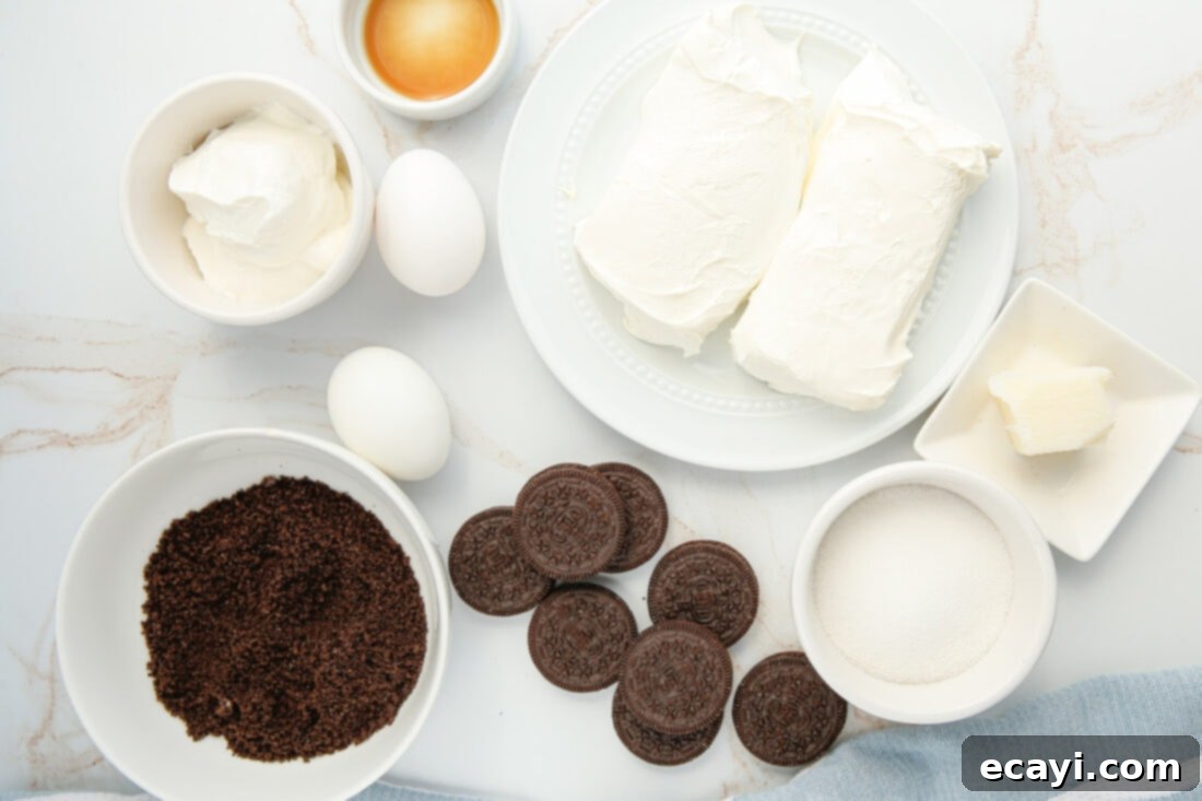 Instant Pot Oreo Cheesecake 4 Instant Pot Oreo Cheesecake ingredients