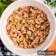 Bayou Chicken Salad 11 Cajun Chicken Salad - A vibrant and spicy chicken salad with fresh vegetables and zesty dressing.