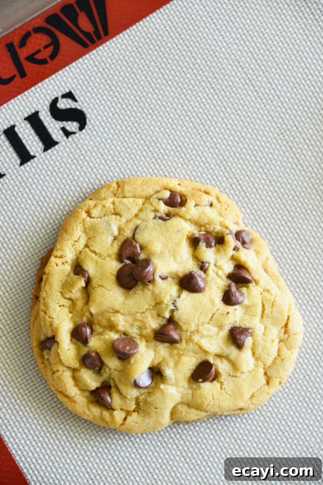 Sweet Duet: Chocolate Chip Cookies 3 cookie on silpat