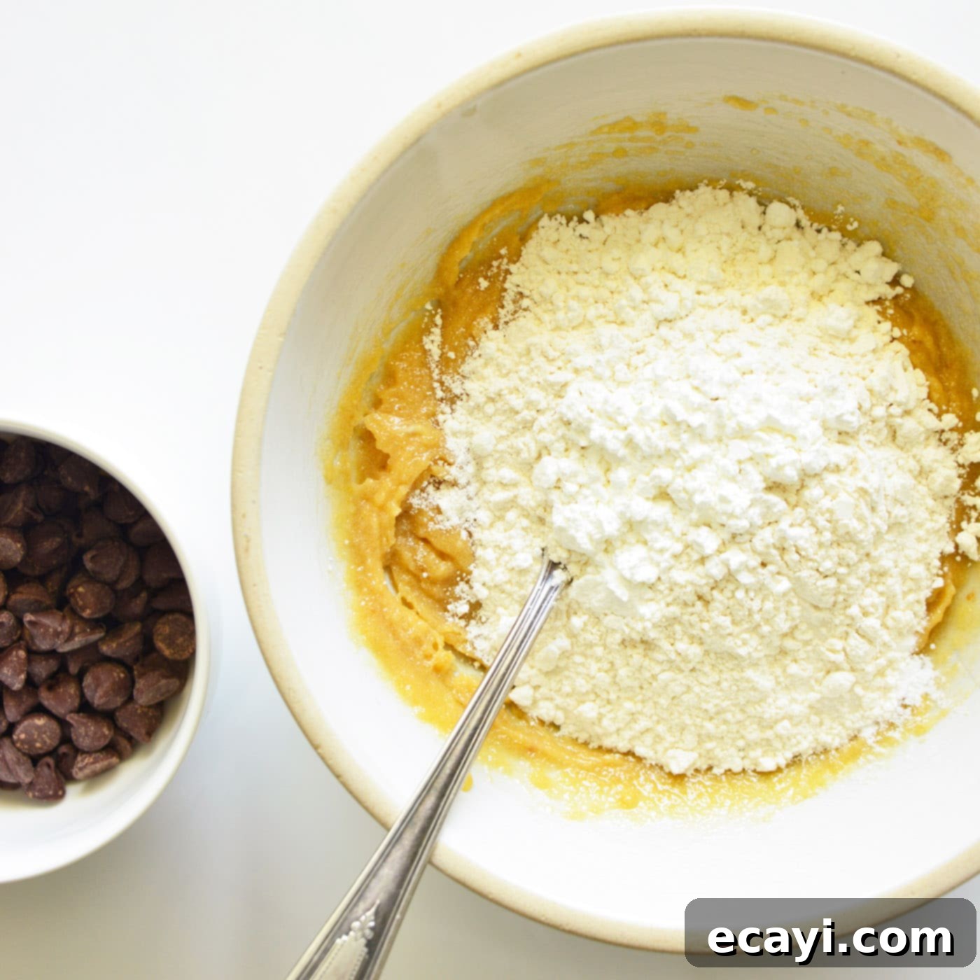 Sweet Duet: Chocolate Chip Cookies 6 flour, cornstarch, and baking soda added to cookie dough