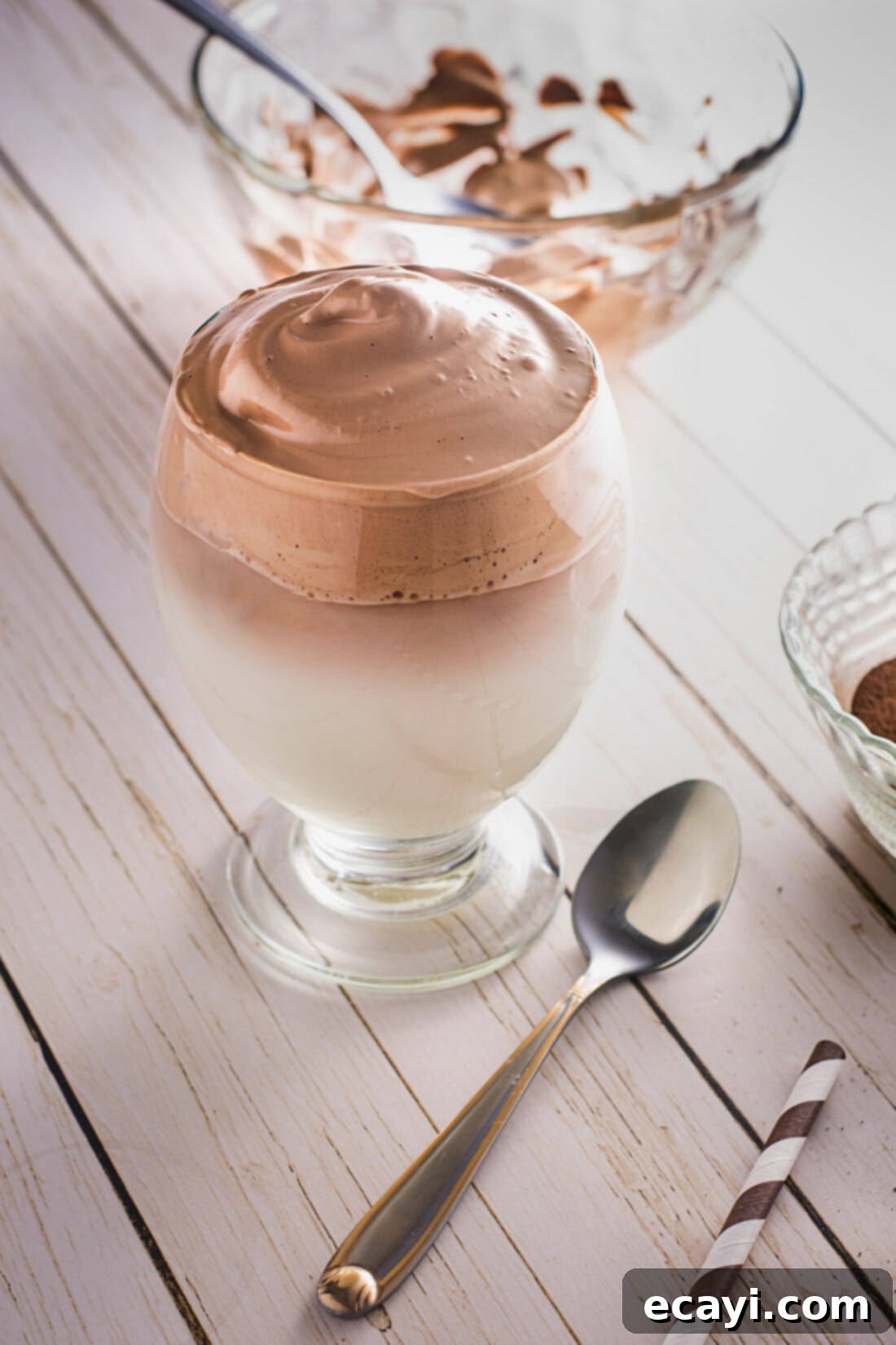 Whipped Coffee Sensation 3 Dalgona Coffee with spoon