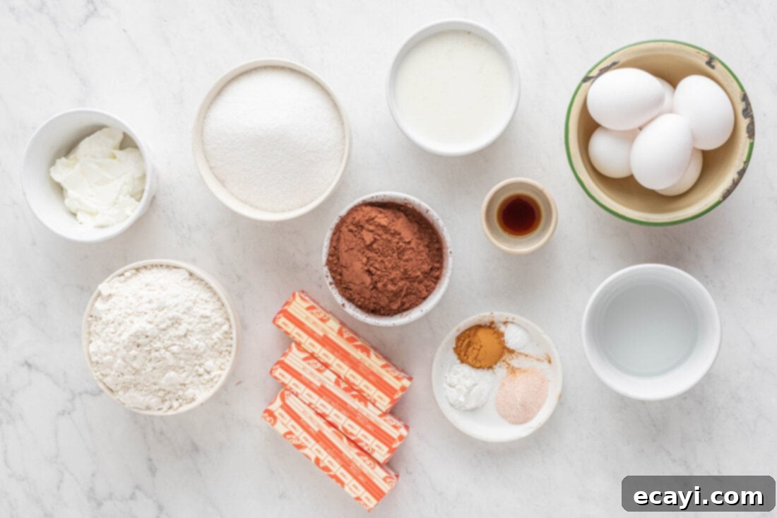 Rich Chocolate Pound Cake 4 Chocolate Pound Cake ingredients