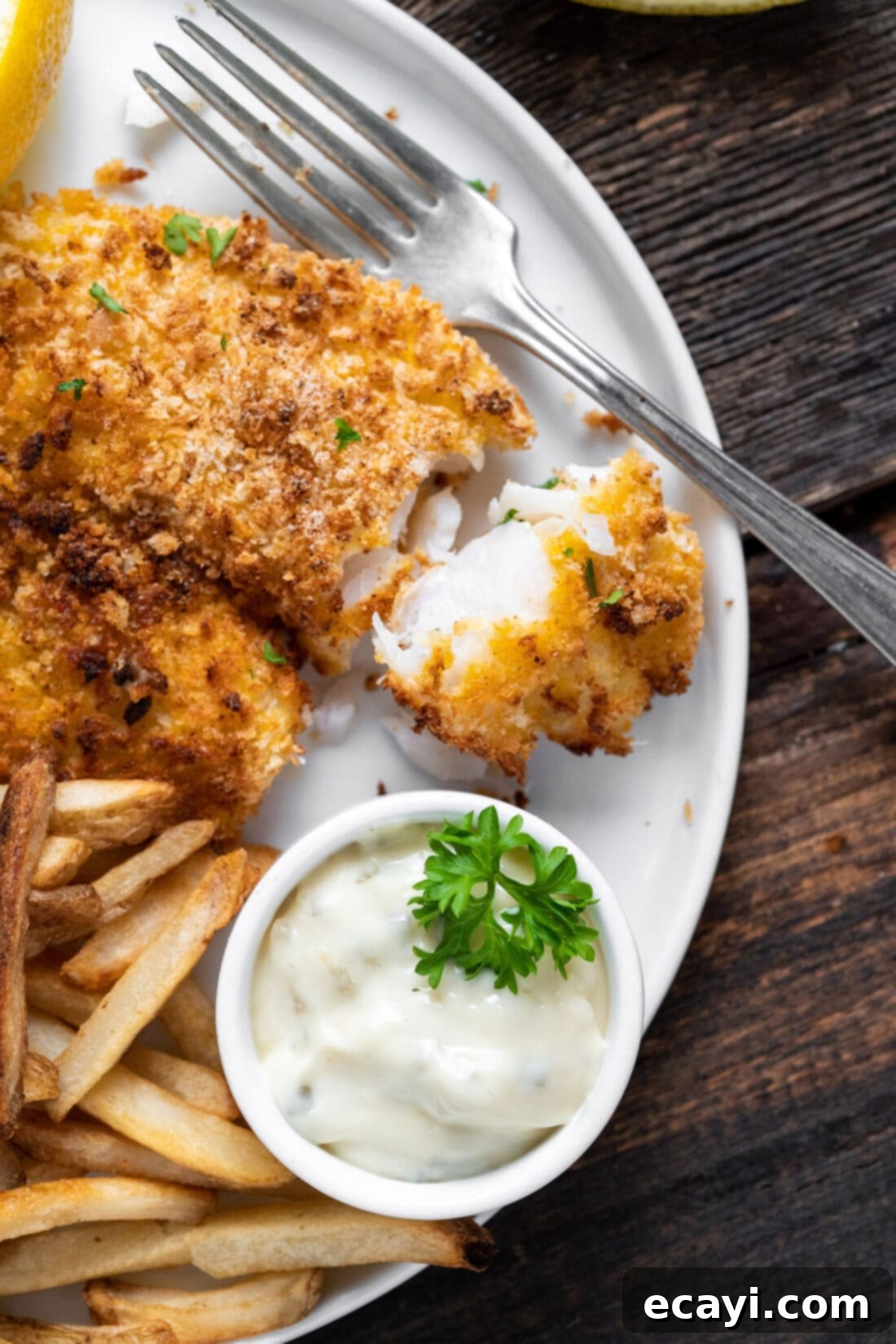 Effortless Air Fryer Fish Perfection 2 Air Fryer Fish on a plate