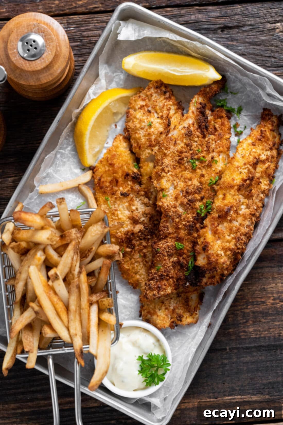 Effortless Air Fryer Fish Perfection 3 Air Fryer Fish and french fries