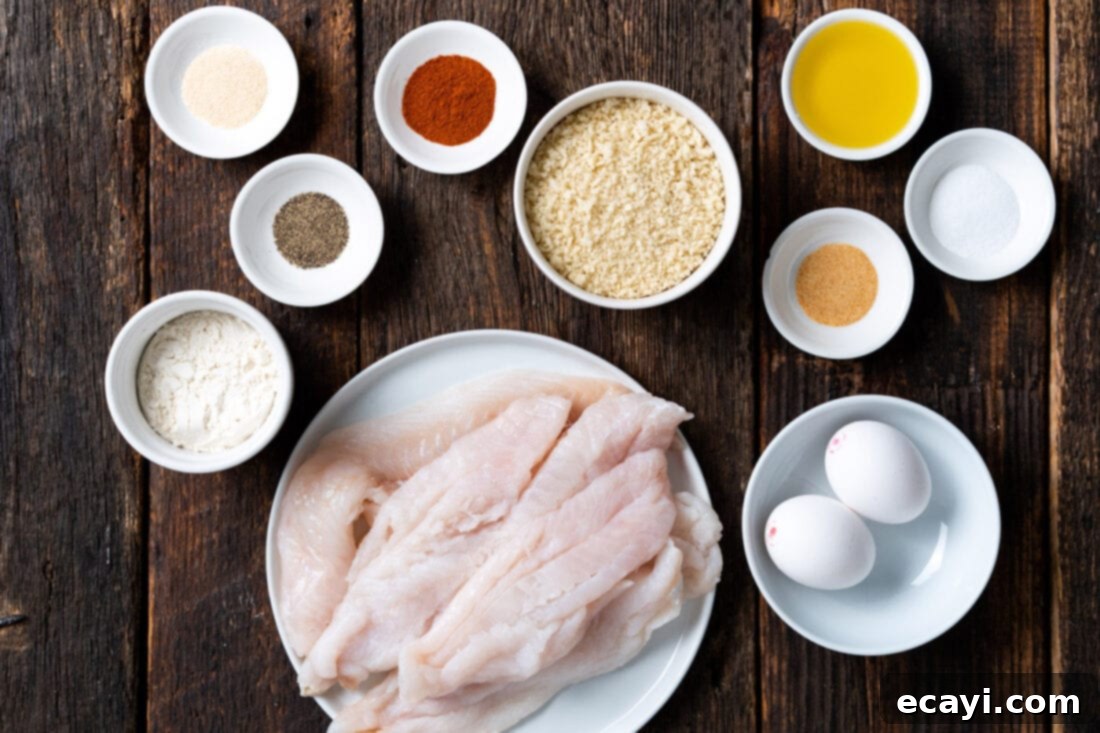 Effortless Air Fryer Fish Perfection 4 Air Fryer Fish ingredients