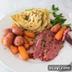 Tender Instant Pot Corned Beef 13 Tender and juicy Instant Pot Corned Beef with vegetables, a perfect hearty meal.