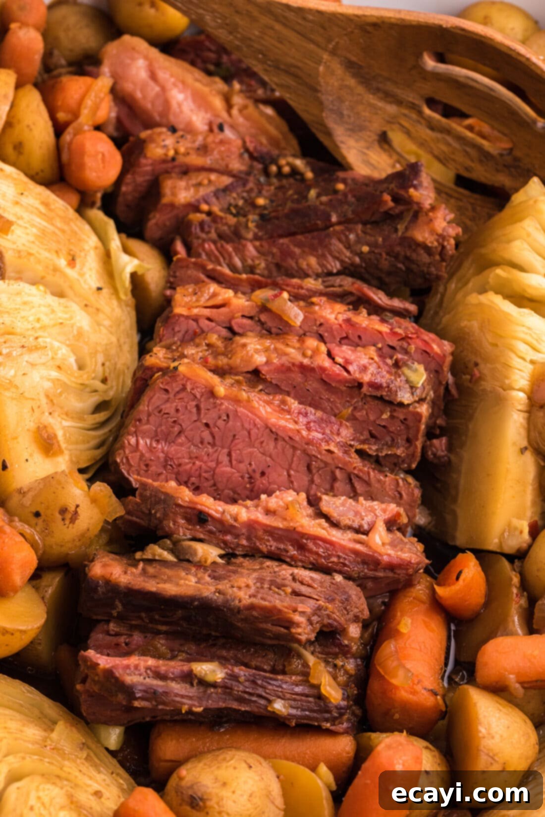 Slow-Cooked Tender Corned Beef 2 Crockpot Corned Beef with veggies