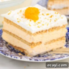 Orange Dreamsicle Delight 21 Orange Icebox Cake