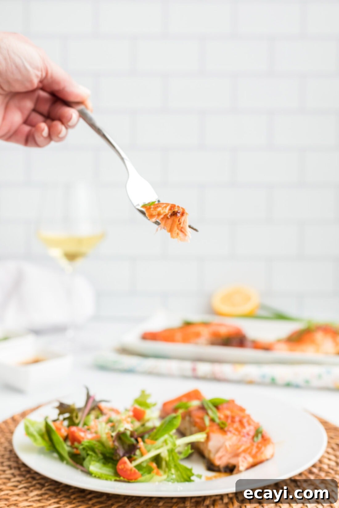 Sticky Maple Soy Salmon 5 fork of Maple Soy Salmon