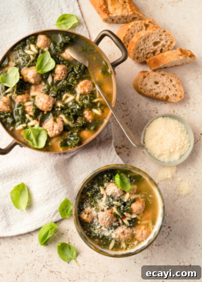 Effortless Italian Wedding Soup 3 Easy Italian Wedding Soup // FoodNouveau.com