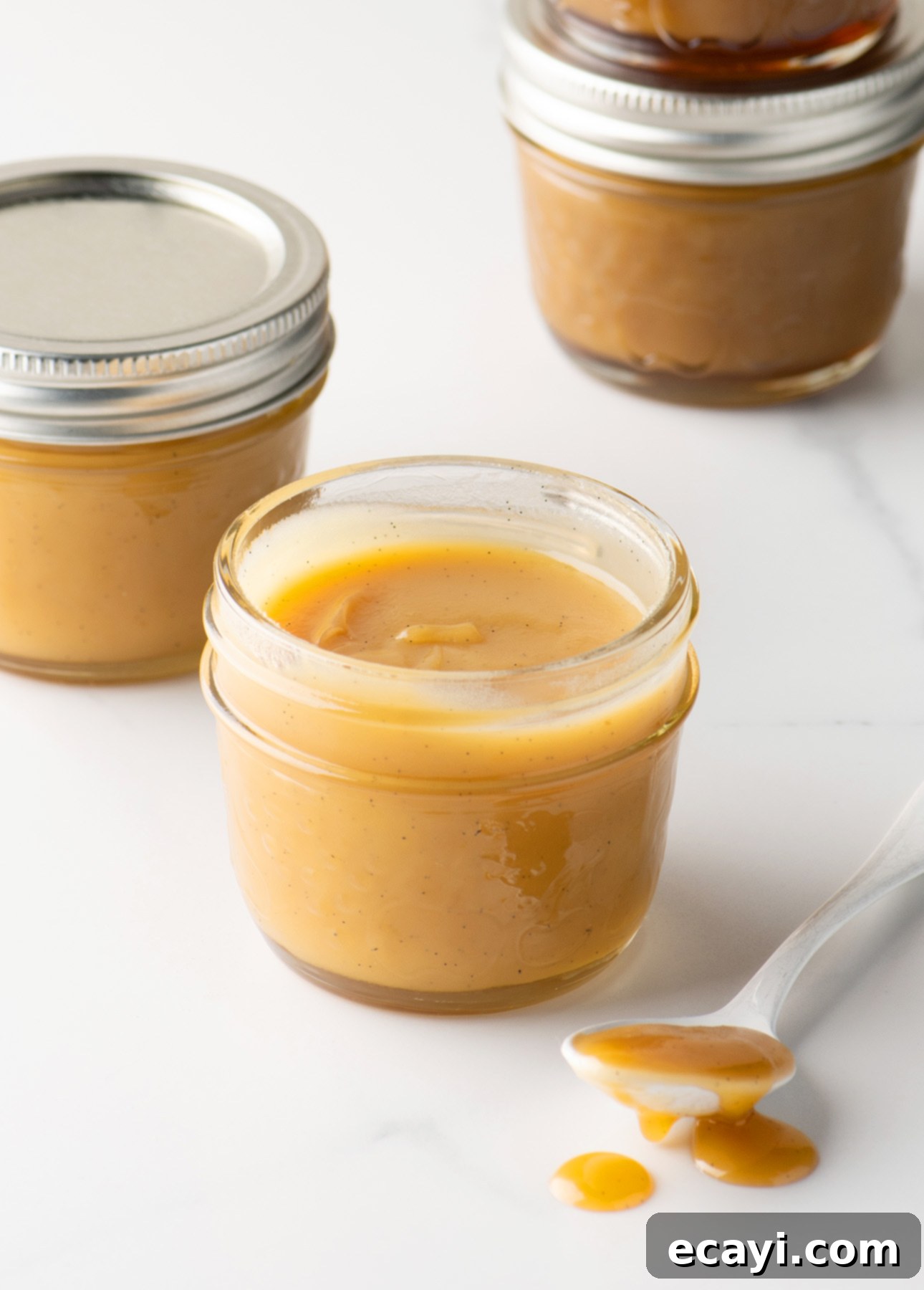 Homemade Vegan Butterscotch Sauce 4 Easy Salted Butterscotch Sauce: An easy 5-ingredient, 15-minute homemade gift! // FoodNouveau.com