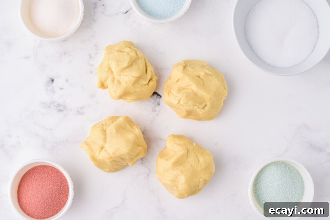 Jiggly Cookie Creations 6 sugar cookie dough balls