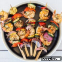 Garlic Herb Shrimp Skewers 13 Shrimp Kabobs