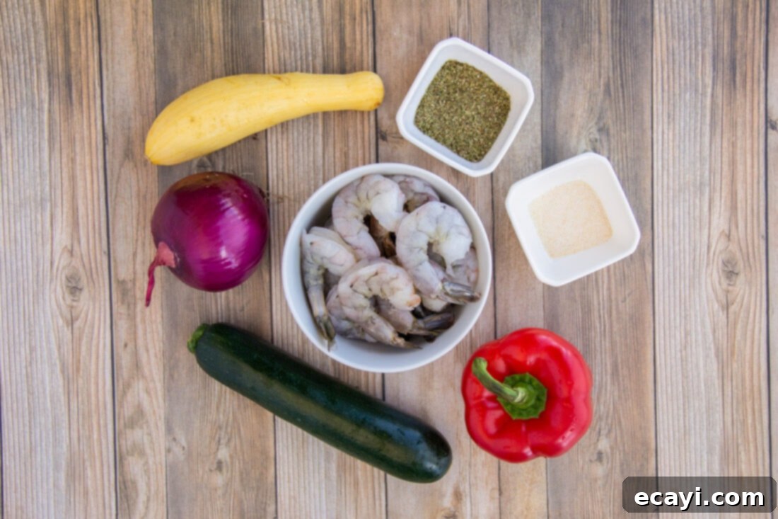 Garlic Herb Shrimp Skewers 4 ingredients for Shrimp Kabobs