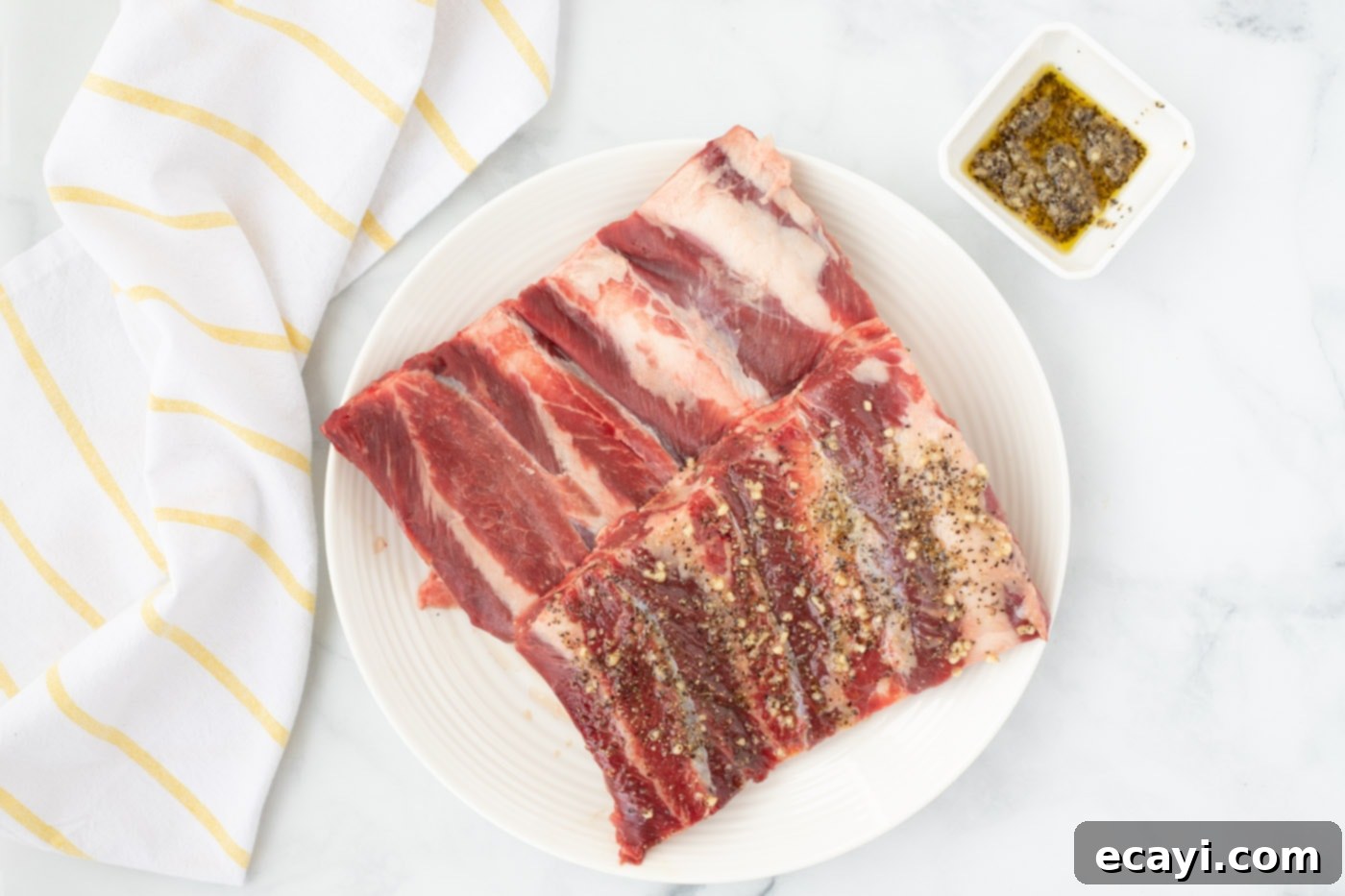 Fall-Off-The-Bone Beef Ribs 5 seasoned beef riblets