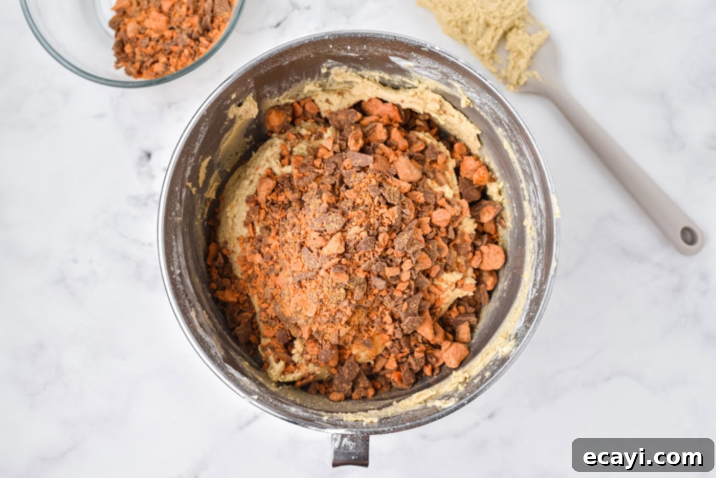Golden Crunch Butterfinger Cookies 9 butterfinger bits in cookie dough