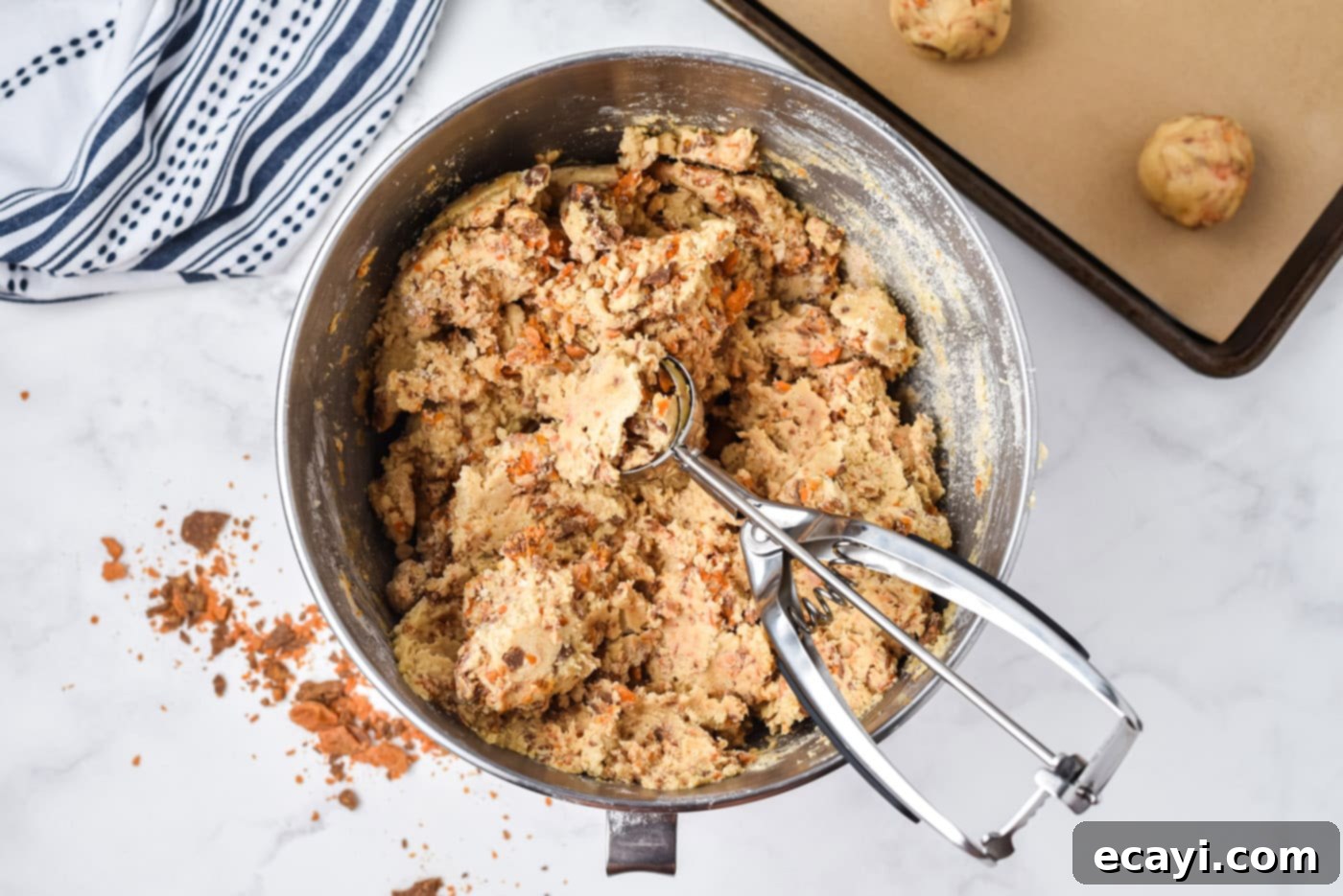 Golden Crunch Butterfinger Cookies 10 butterfinger cookie dough